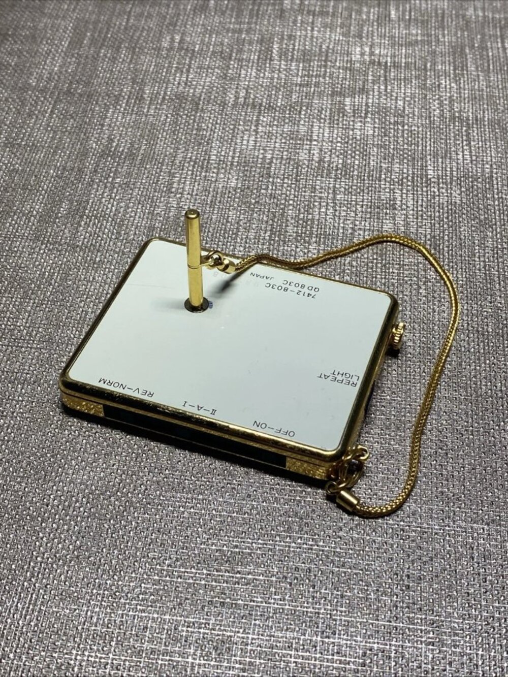 Vintage Seiko Quartz 7412-803C Digital Pocket Watch Alarm Light WORKING 1979 Jap - Picture 10 of 11